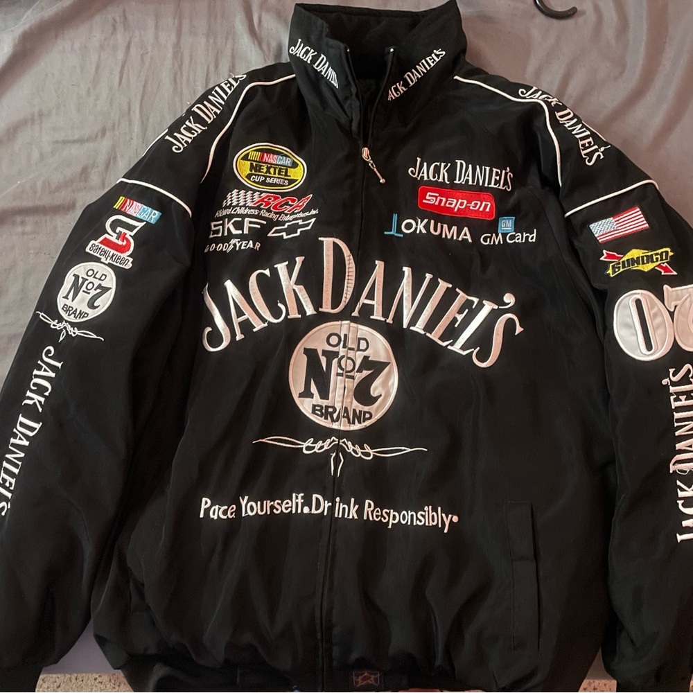 Jack Daniel's Black Bomber Jacket